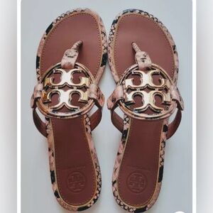 Tory Burch's Miller Snake Print Sandal